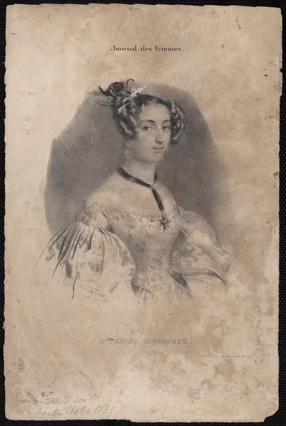Mademoiselle Elisa Mercoeur, Jean Gigoux, 1ère moitié 18e siècle