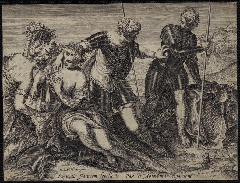 Mars renvoyé par Minerve, Jacopo Tintoretto, 2e moitié 16e siècle, 1er quart 17e siècle