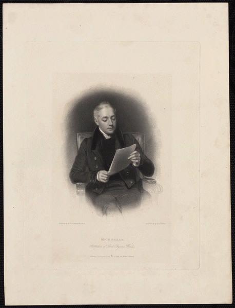 Mr Murray publisher of Lord Byron's Works, Henry William Pickersgill, 1ère moitié 19e siècle