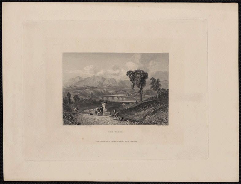 The Tiber, Clarkson Stanfield, 1833