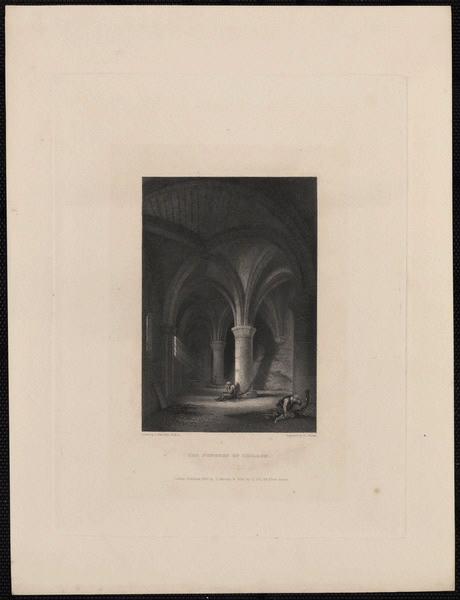 The dungeon of Chillon, Clarkson Stanfield, 1833
