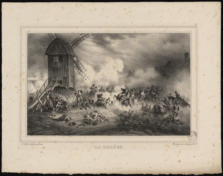 La charge, Hippolyte Bellange, 1829