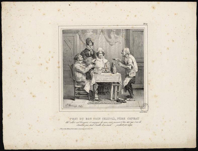 C'est du bon coin celui-là, Hippolyte Bellange, 1828