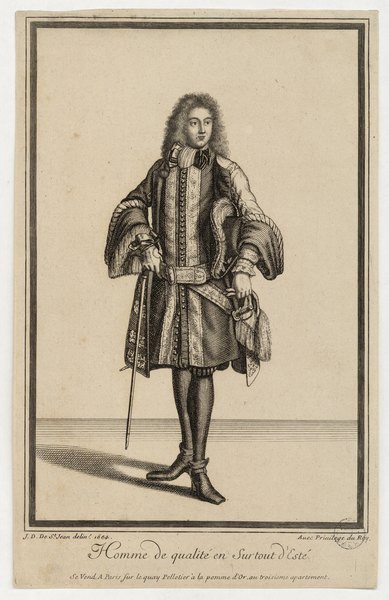 Figures de modes : homme de qualité en surtout d'été_0