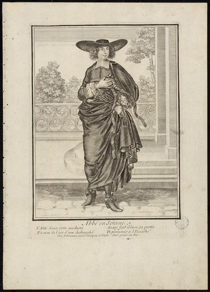 Abbé en soutane_0