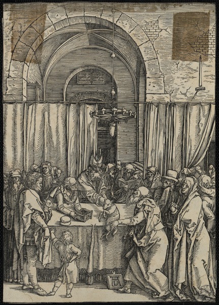 Vie de la Vierge :  Joachim éconduit par le grand prêtre_0