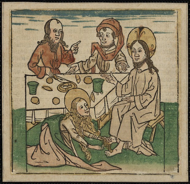 Madeleine essuyant avec ses cheveux les pieds de Jésus_0