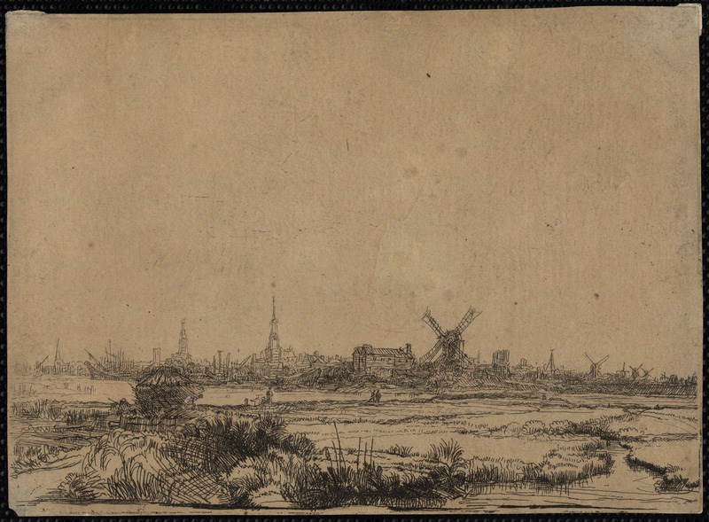 Ancienne vue d'Amsterdam_0