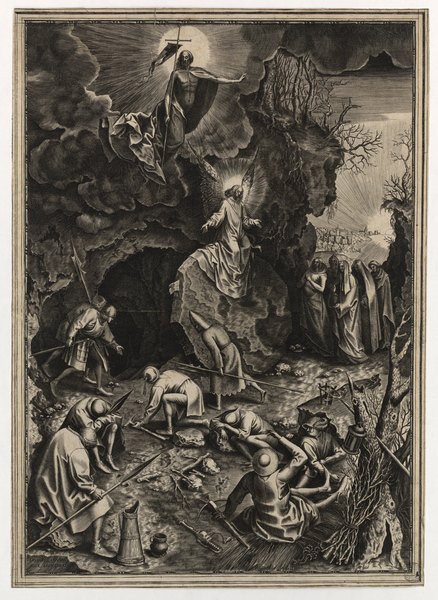 La résurrection du Christ, Pieter Bruegel, 16e siècle