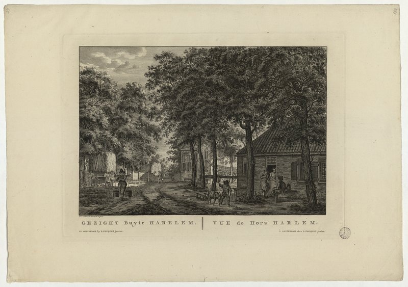 Vue de hors Harlem, Jan Evert Grave, 18ème siècle