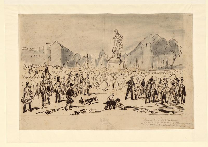 Inauguration de la statue de Riquet à Béziers (21 octobre 1838)_0