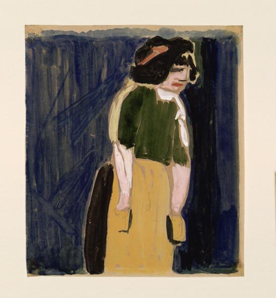 Jeannine ; Femme debout, Alexis Merodack-Jeaneau, 1er quart 20e siècle