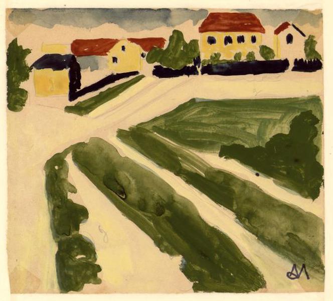 Village, Alexis Merodack-Jeaneau, 1909,1912