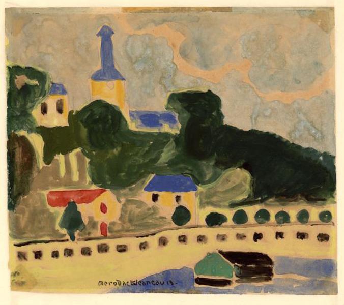La Maine à Angers, Alexis Merodack-Jeaneau, 1913