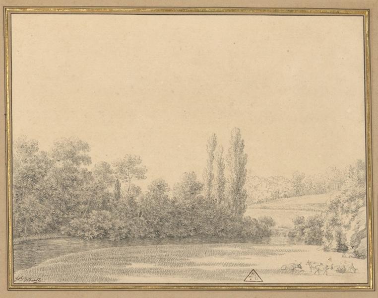 Vue prise à Ermenonville, Jean Joseph Xavier Bidauld, 1811-1827