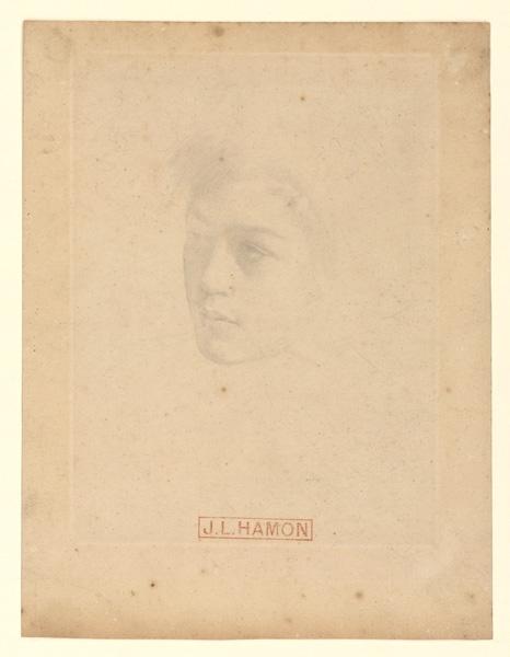 Tête d'enfant, Jean-Louis Hamon, 19e siècle