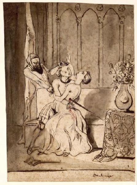 Les amants transpercés ; Paolo et Francesca (transpercés par Malatesta)_0
