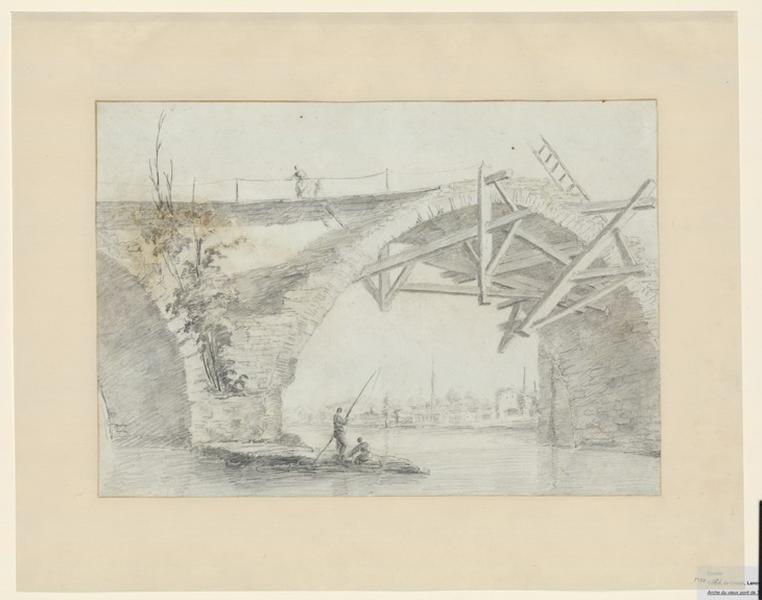 Arche du vieux pont de Tours_1