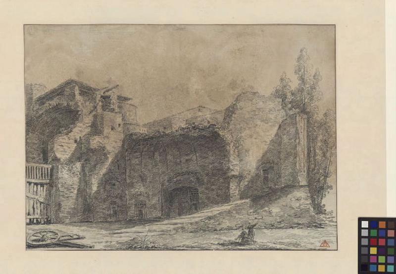 Edifices construits sur des ruines ; Paysage. Ruines. Monuments_0