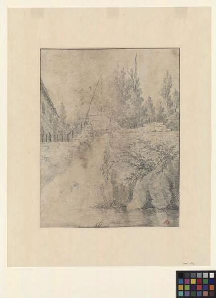 Une écluse ; Paysage - Ruines d'Italie ; Cascade en Italie_0