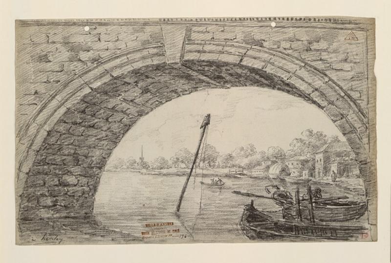 Vue sous une arche du pont de Henley-on-Thames_0