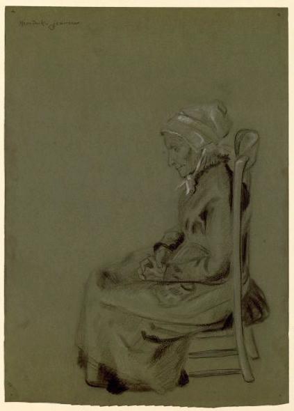 Angevine assise, Alexis Merodack-Jeaneau, 1898