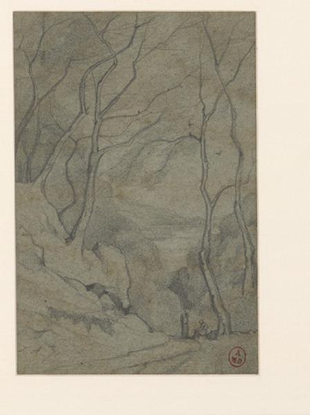Paysage, Tancrède Abraham, 1871