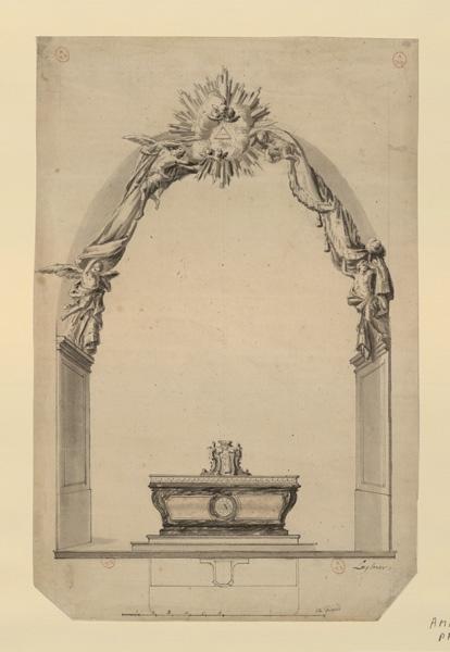 Projet d'autel, Sebastian Johann Leysner, 2e moitié 19e siècle