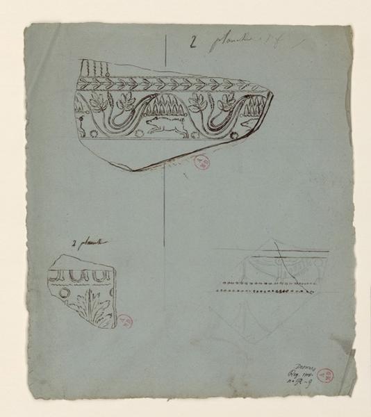 Projet de vase, Jean-Baptiste Thonnesse, 4e quart 18e siècle