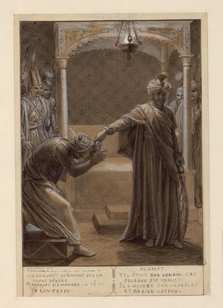 Etude pour Ossian ; Etude pour Les ombres des héros français reçus par Ossian dans le paradis d'Odin_1