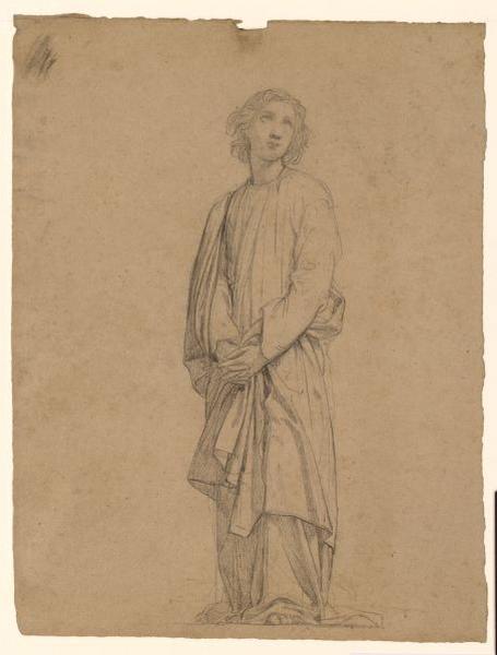 Figure en pied, François Edouard Picot, 19e siècle