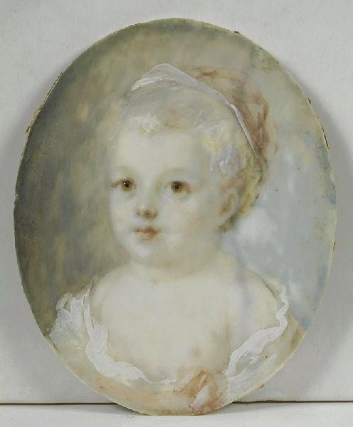 Un jeune garçon avec un bonnet rouge ; Portrait d'enfant. Victor Bertin, Marie-Anne Fragonard, 18e siècle