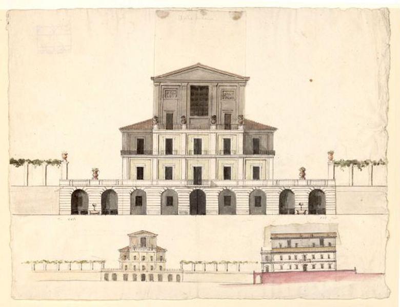 Villa à l'italienne, Guillaume Bodinier, 19e siècle