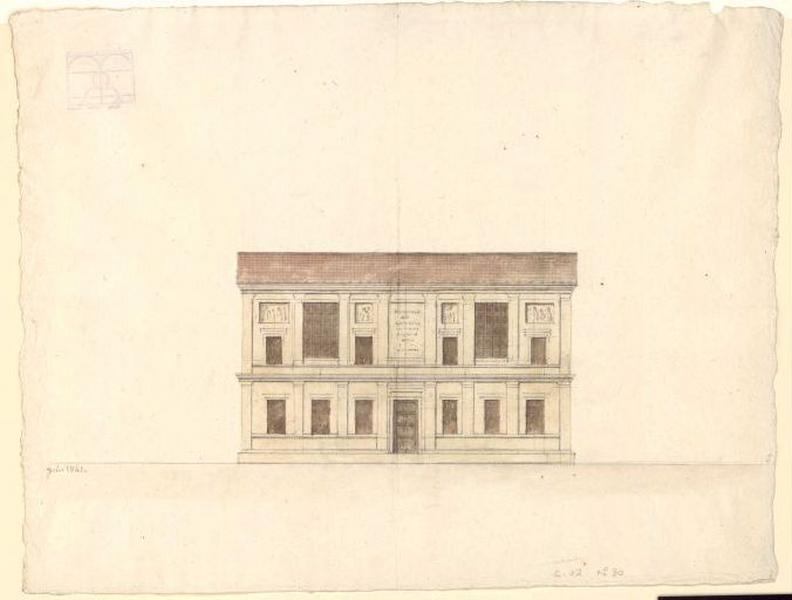 Villa à l'italienne, Guillaume Bodinier, 1842 /06
