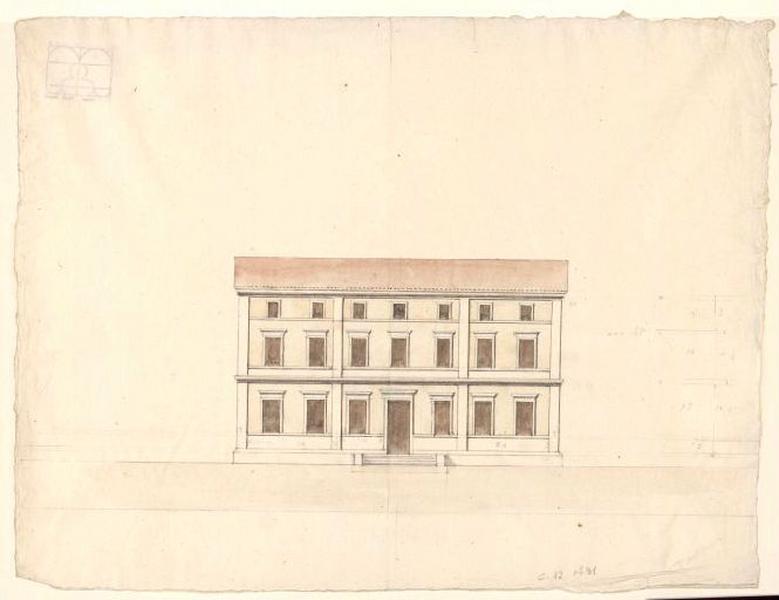Villa à l'italienne, Guillaume Bodinier, 19e siècle