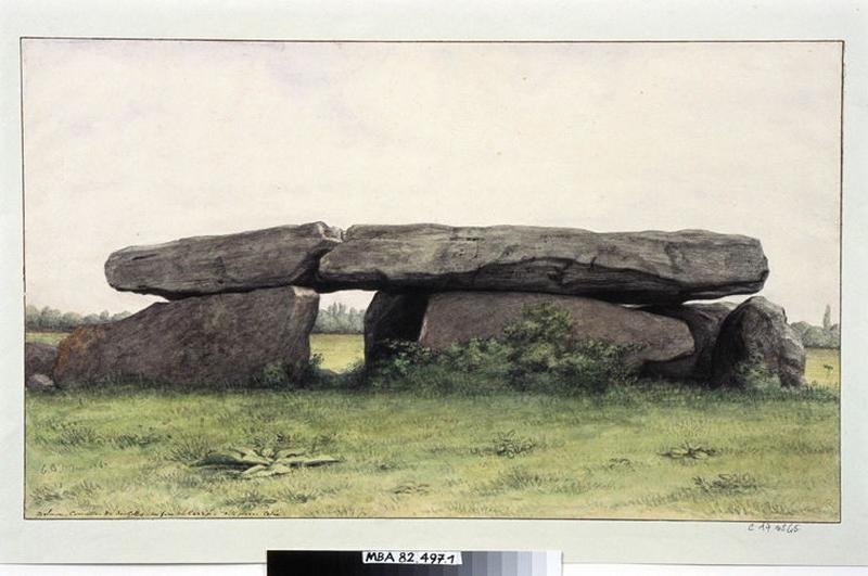 Dolmen, commune de Soucelles_1