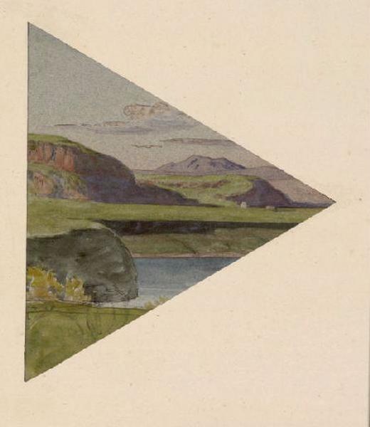 Paysage d'Italie, Guillaume Bodinier, 19e siècle