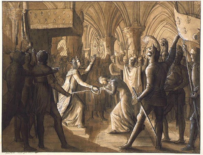 Jeanne d'Arc armée par Charles VII_1