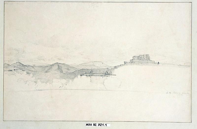 Paysage d'Italie : Subiaco_1