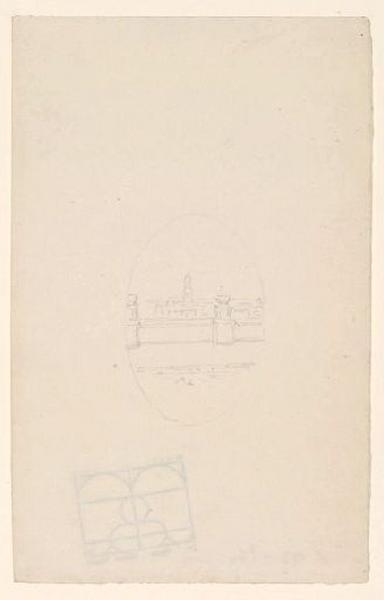 Paysage urbain, Guillaume Bodinier, 19e siècle