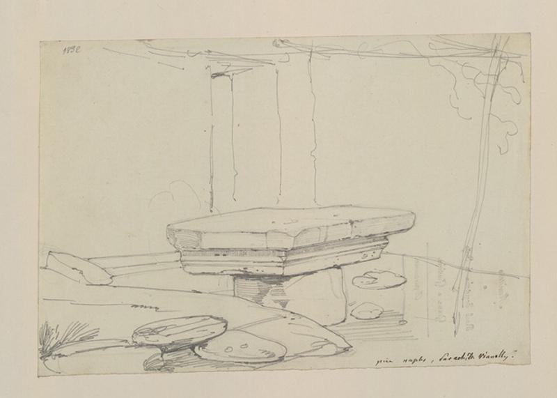 Ruines dans les environs de Naples (Catalogue des ventes 1873) ; Naples (Catalogue des ventes 1873), Achille Vianelli, 1832