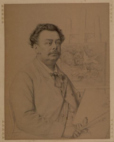 Portrait d'Eugène Bidau, Jean-Alexandre Coraboeuf, 1900 /06 /06