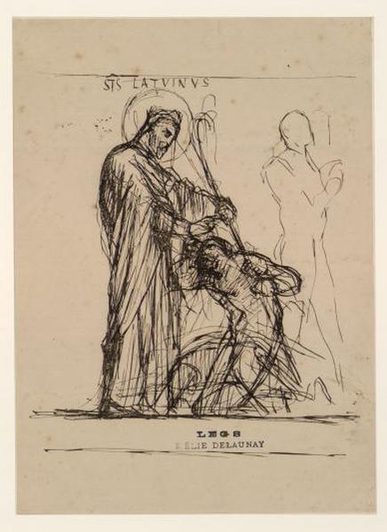 Saint Latuinus, Jules Elie Delaunay, 2e moitié 19e siècle