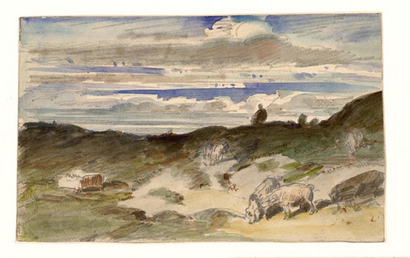 Le gardeur de porcs, Alexis Auguste Dumoulin-Darcy, 19e siècle