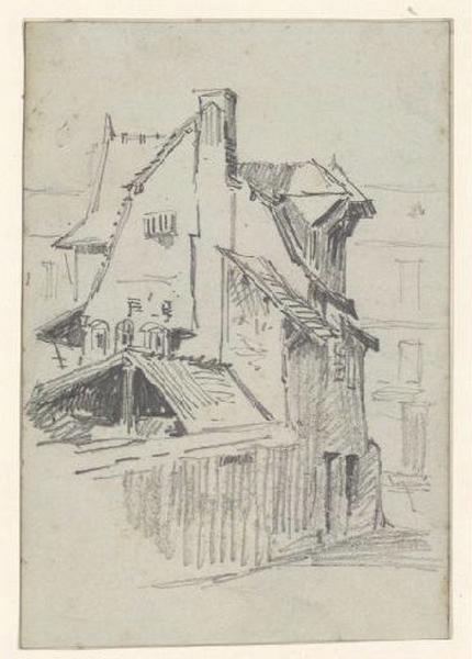 Vieille maison, Alexis Auguste Dumoulin-Darcy, 1852-1864