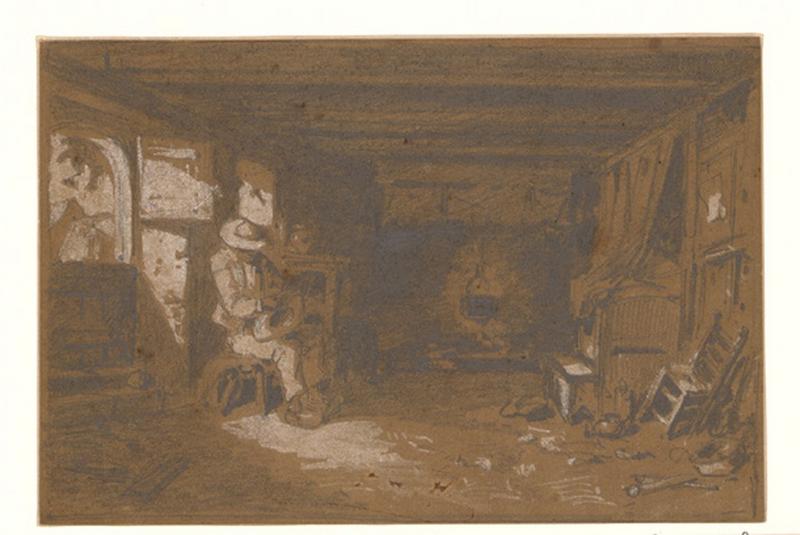 Breton dans son intérieur, Alexis Auguste Dumoulin-Darcy, 1852-1864