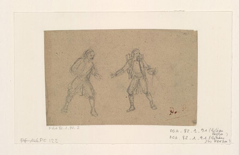 Etude de zouave, Alexis Auguste Dumoulin-Darcy, 1852-1864