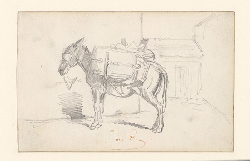 Le mulet, Alexis Auguste Dumoulin-Darcy, 1852-1864