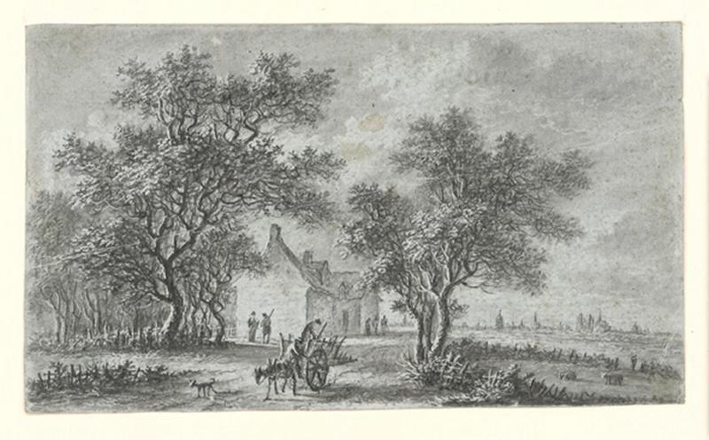 Paysage ; Paysage d'Italie_0