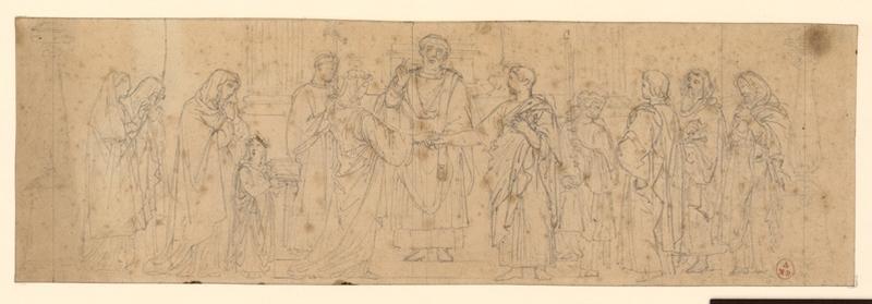 Un mariage à l'époque romaine, François Edouard Picot, 1ère moitié 19e siècle